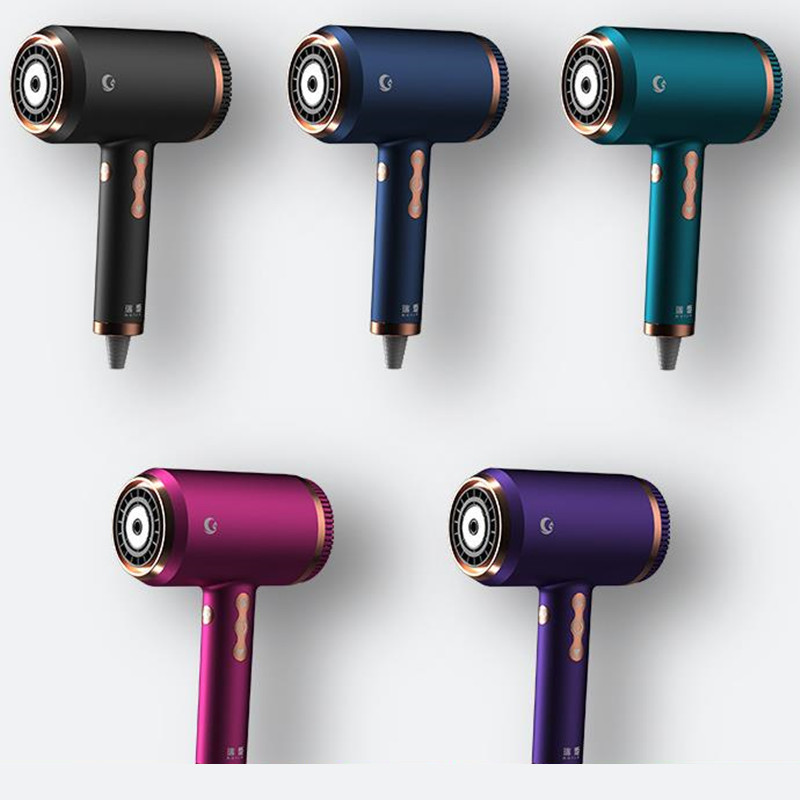 Hair dryer household negative ion constant temperature hair care cold and hot wind quick-drying portable intelligent frequency